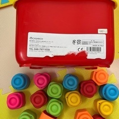 知育玩具　やわらかブロック の画像