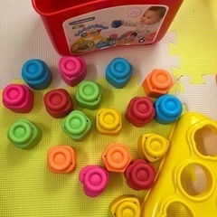 知育玩具　やわらかブロック の画像