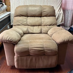 1人掛け　リクライニングソファーの画像