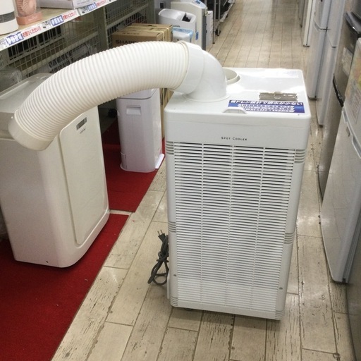 【✨2.2kwスポットエアコン❗️パワフル送風❗️省ドレン設計❗️5L大容量タンク❗️お手入れ簡単エアフィルター❗️✨】参考価格¥79,800円  NAFCO／ナフコ　2.2kwスポットエアコン　HFSD250-W  2020年製