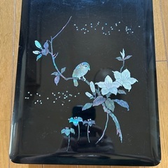 硯箱　貝細工