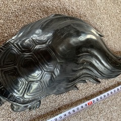 長寿  亀   置物  石製の画像