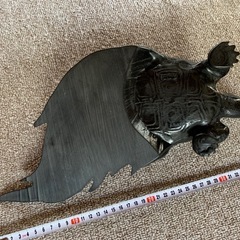長寿  亀   置物  石製の画像