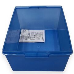 24Y517 ジ4 【美品】 Tupperware タッパーウェア ディープ スーパーケース ブルー 中古品の画像
