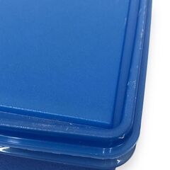 24Y517 ジ4 【美品】 Tupperware タッパーウェア ディープ スーパーケース ブルー 中古品の画像