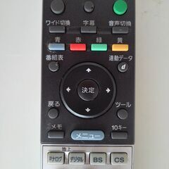 SONY　テレビ用　リモコン RM-JD007の画像