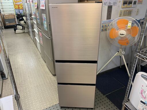 安心の除菌洗浄済日立 3ドア冷蔵庫 R-27SV 2023年製 保証有り【愛千143】
