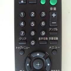 SONY RMT-D197J DVDレコーダー用 リモコンの画像
