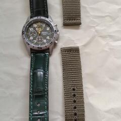 SEIKO 腕時計 逆輸入品　ミリタリー クロノグラフ の画像