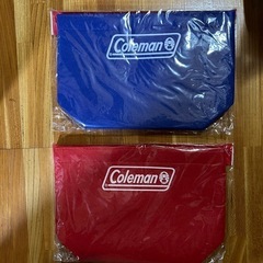 非売品 限定 Coleman フェルトトート赤青 レッドブルー ...
