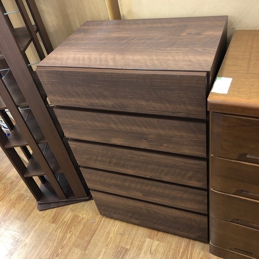 ニトリ　5段チェスト　KO-001 ダークブラウン【取りに来れる方限定！】