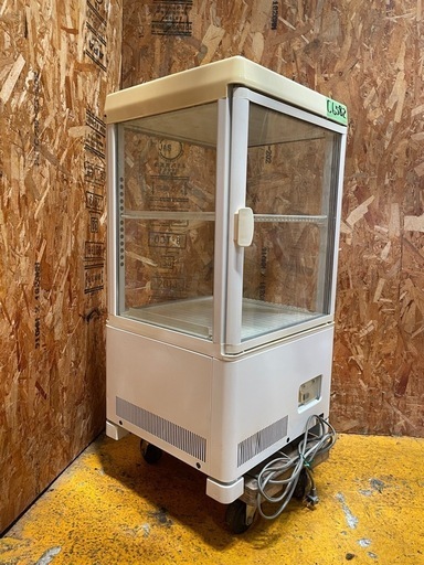 C(6582)引き取り限定 サンデン 4面 冷蔵ショーケース AG-54XB-B W430D430H825 100V 業務用 中古 厨