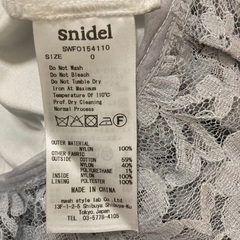 スナイデル　レースワンピース　デートやパーティにもの画像