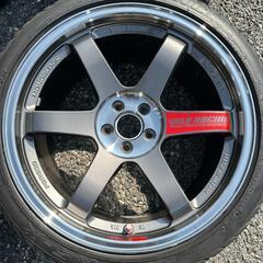 GR86 BRZ RAYS VOLK RACING TE37 SL 18インチの画像