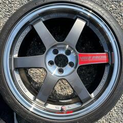 GR86 BRZ RAYS VOLK RACING TE37 SL 18インチの画像