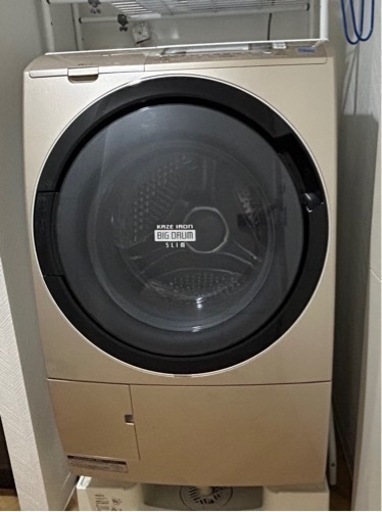 2012年式日立ドラム式洗濯機BD-S7400L