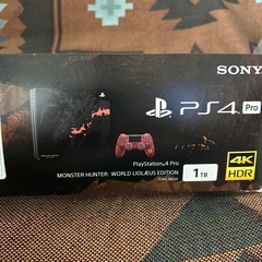 値引可！PS4 PRO SSD換装 LIOLAEUS EDITION リオレウスエディションの画像