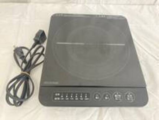 【お値下げしました】JT497 (O) IRIS OHYAMA アイリスオーヤマ 卓上 1口 IHコンロ IHK-T37 2023年製 クッキングヒーター 調理器具 通電動作OK 現地引き取りのみ