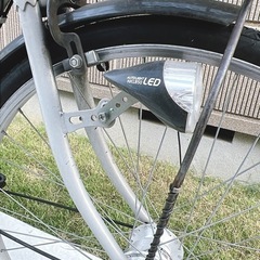 自転車 26インチ オートライト 多段変速付きの画像