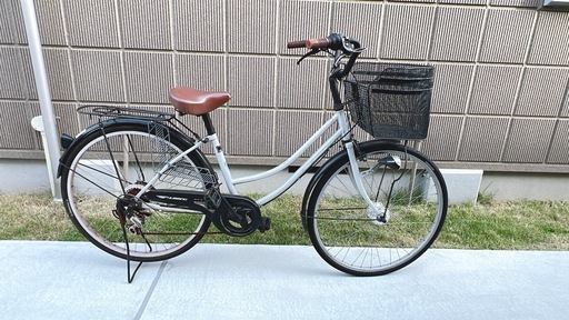 自転車 26インチ オートライト 多段変速付き