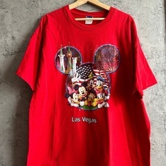 人気　ディズニー　ラズベガス　ビックtシャツ ミッキー　ミニー　...