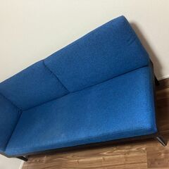 kazama藤コーナーソファ(幅175)青の画像