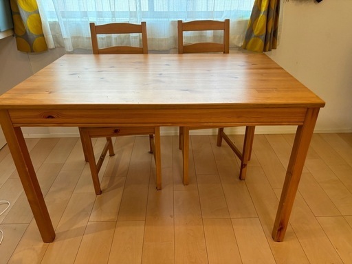 【取引中】IKEA JOKKMOKK ヨックモック テーブル＆チェア4脚 ダイニングセット