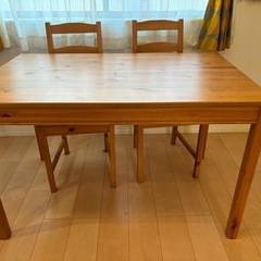 【取引中】IKEA JOKKMOKK ヨックモック テーブル＆チ...