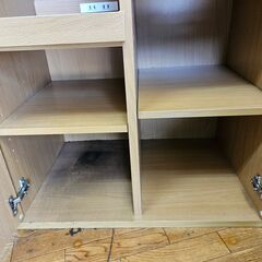 【リサイクルショップどりーむ鹿大前店】No.10514　食器棚　レンジ台　2012年モデル　の画像