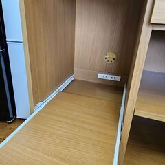 【リサイクルショップどりーむ鹿大前店】No.10514　食器棚　レンジ台　2012年モデル　の画像