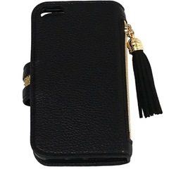 Do-028  スマホケース(ブラック) 手帳型　 iPhone5/5s/SEの画像