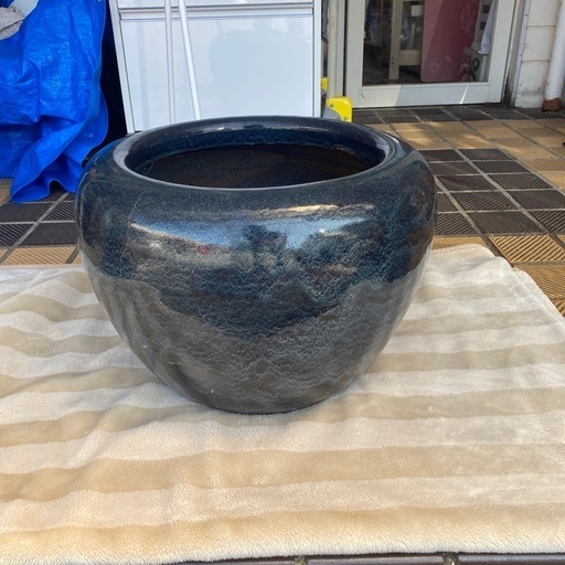 火鉢 大型 めだか鉢 睡蓮鉢 茶道具　その1