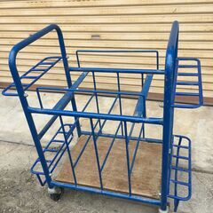 ★1000円★野球　バット立て　ボールキャリー　ベース置き　道具置き台　コロ付きの画像