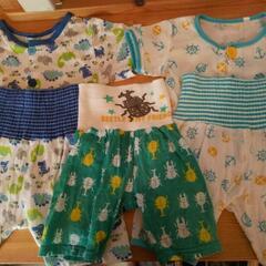 【お取引中】80センチ　パジャマ2着＋ステテコ1着の画像