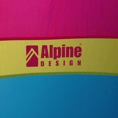 ☆75☆ＡＬＰＩＮＥ　ＤＥＳＩＧＮ　ＰＯＰＵＰ　ＳＵＮＳＨＡＤＥ　カラフル　ポップアップテント　簡単　キャンプ　一人キャンプ　海の画像