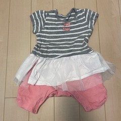 女の子ベビー服半袖60-70 5点の画像