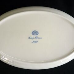 ☆MINTON オーバル皿 スプリングブロッサム FINE BONE CHINA オーバルプレート 洋食器 ミントン Spring Blossom 札幌 北20条店の画像