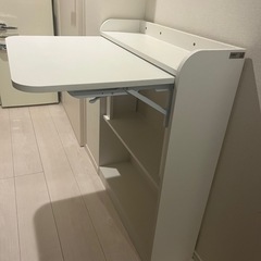 折りたたみ机、キッチンテーブル、棚
