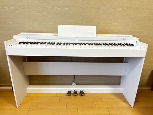 ホワイト　電子ピアノ　88鍵盤