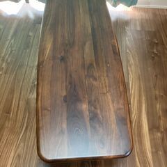 ウォルナット調コーヒーテーブル（幅120cm）の画像
