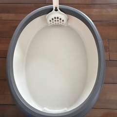 リッチェル猫トイレ+トイレに流せる猫砂3袋
