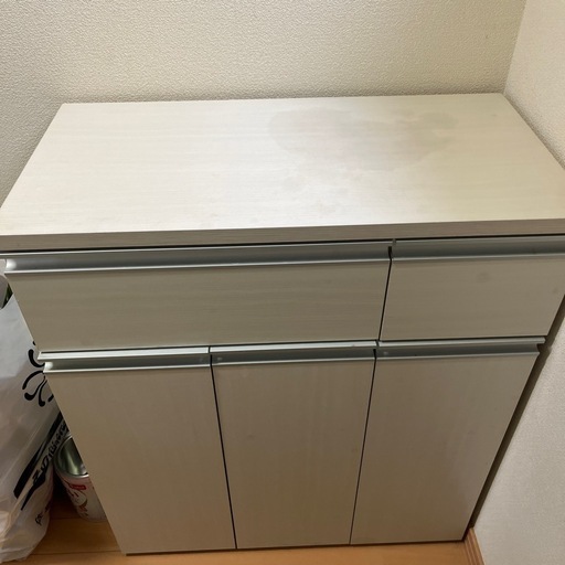 【値下げ】キッチンカウンター　ゴミ箱付き