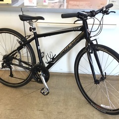 美品車＞TREK トレック アルファ 3X8・24段変速・ブラック・タイヤ