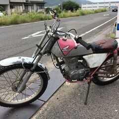 福山市 瀬戸町 ホンダ TL125 バイアルス 実働 書類付き トライアル レストア 練習 カスタムベースにも 検索 イーハトーブ フィールドトリッパーの画像