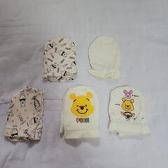 ベビー服　新生児帽子手袋