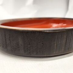 しこく彫 うるし塗装 漆器 陶器和食器 盆 天然木 SK-KG0013 本体のみ 札幌市 平岸店の画像