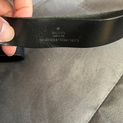 GUCCI 本革ベルト　ジャンクの画像