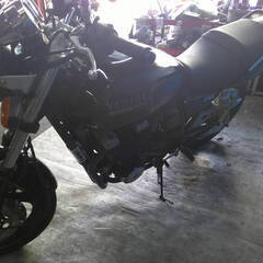 YAMAHA XJR400R 黒 エンジン始動確認 車検取得で乗れます 半額配送キャンペーン 期間限定 現状渡し諸経費￥0- 横浜 P-Yardの画像