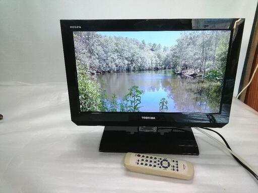 TOSHIBA 東芝　19インチ 液晶テレビ 　 19AC2　代替えリモコン/ B-CASカード 付き　子供部屋 寝室等 テレビ家電 テレビ 液晶テレビ