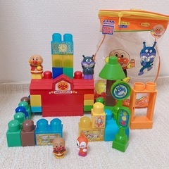 アンパンマン ブロック　知育玩具の画像